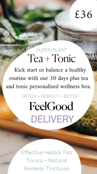 Botanical Super Teas And Herbal Remedy Tonic Wellness Box - The Ultimate Cleanse + Detox Edition